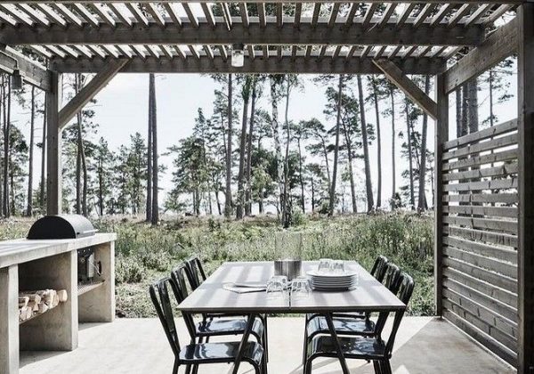 Пергола как беседка